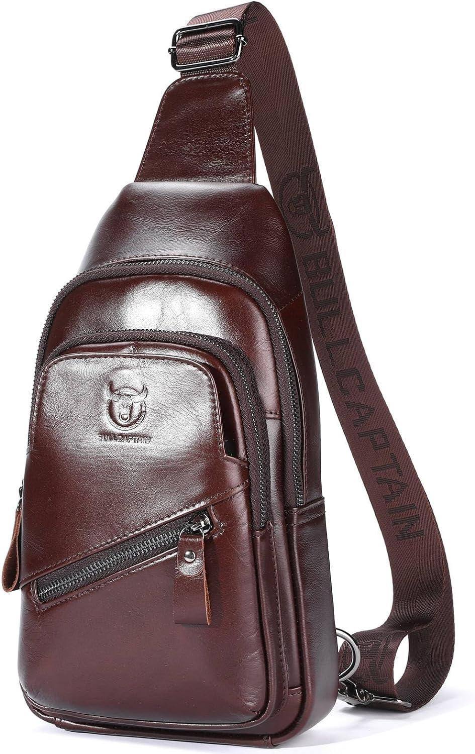 Premium Leather Sling Bag – Functional & Refined