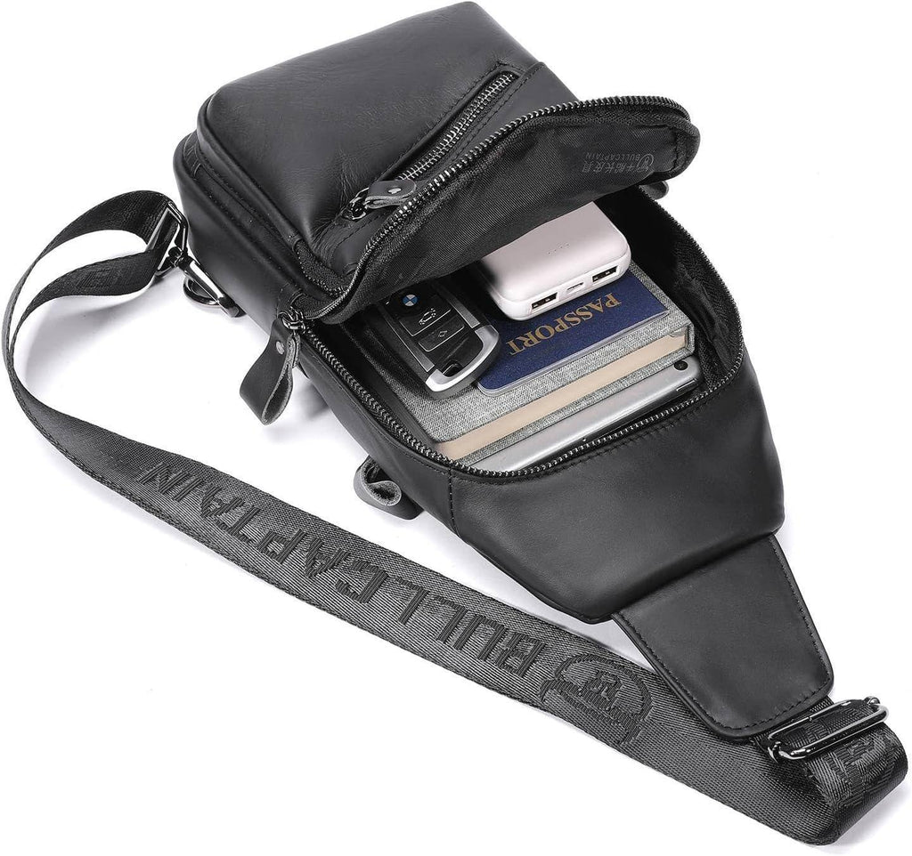 Premium Leather Sling Bag – Functional & Refined