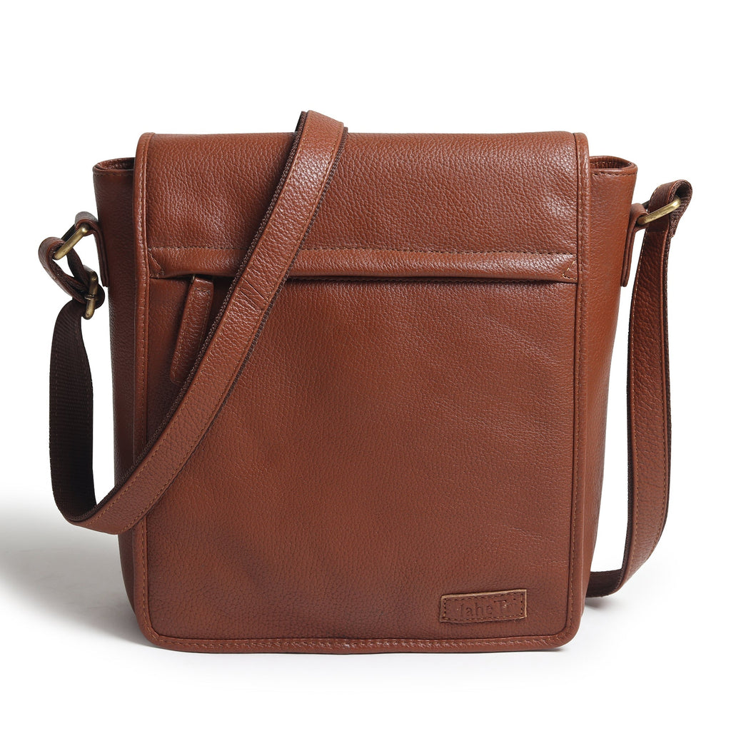 Leather Crossbody Bag for Travel Work